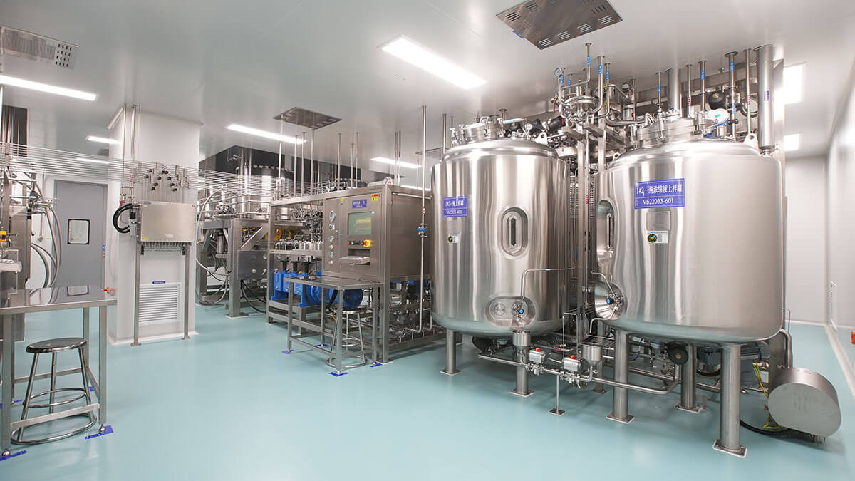 GMP large-scale peptide production facility—Workshop 601— Lianyungang factory