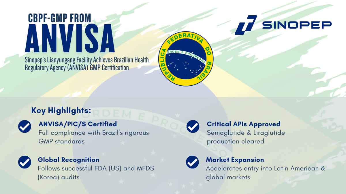 Certificate of Good Manufacturing Practices (CBPF-GMP) from ANVISA